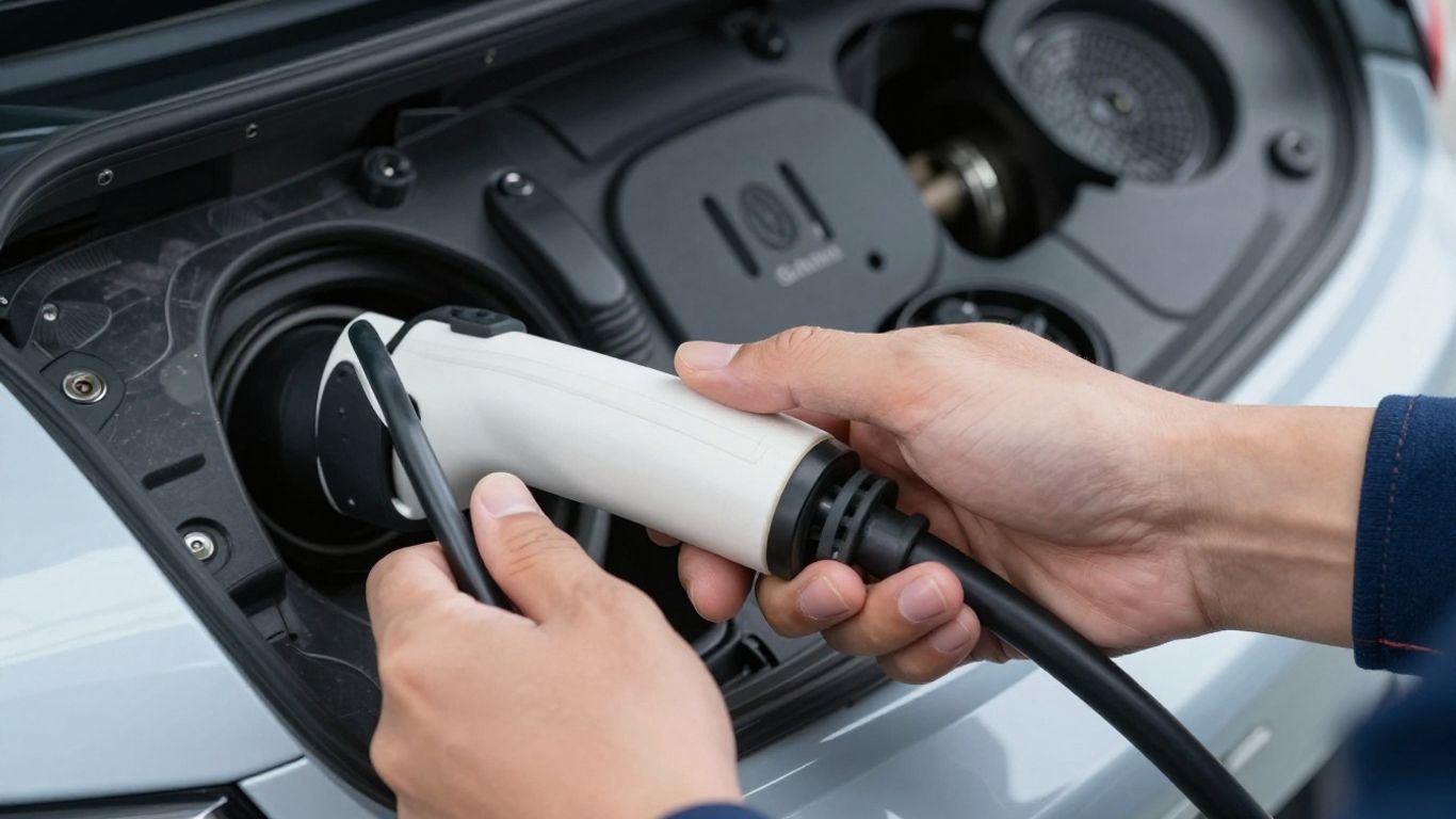 電気自動車用充電コンセントの設置
