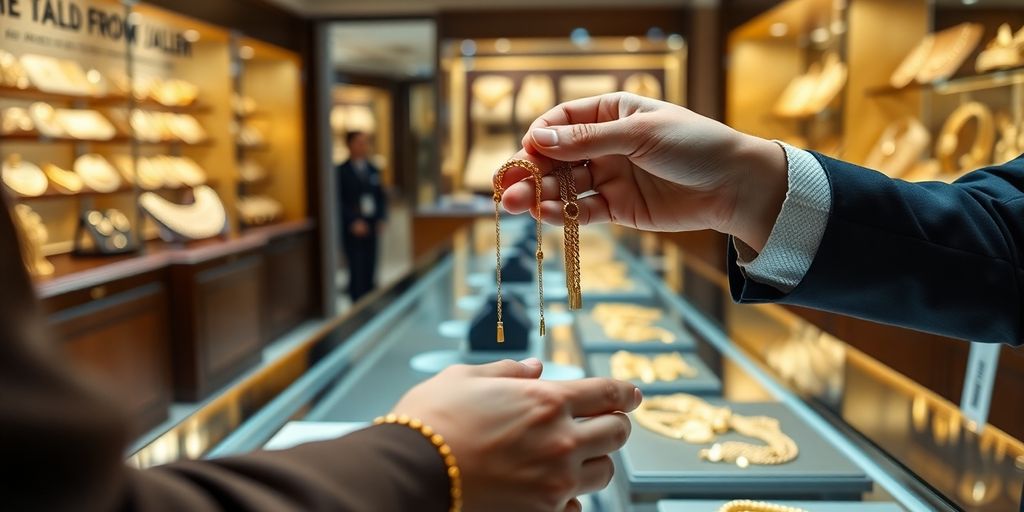 Vente de bijoux en or chez Goldmarket.