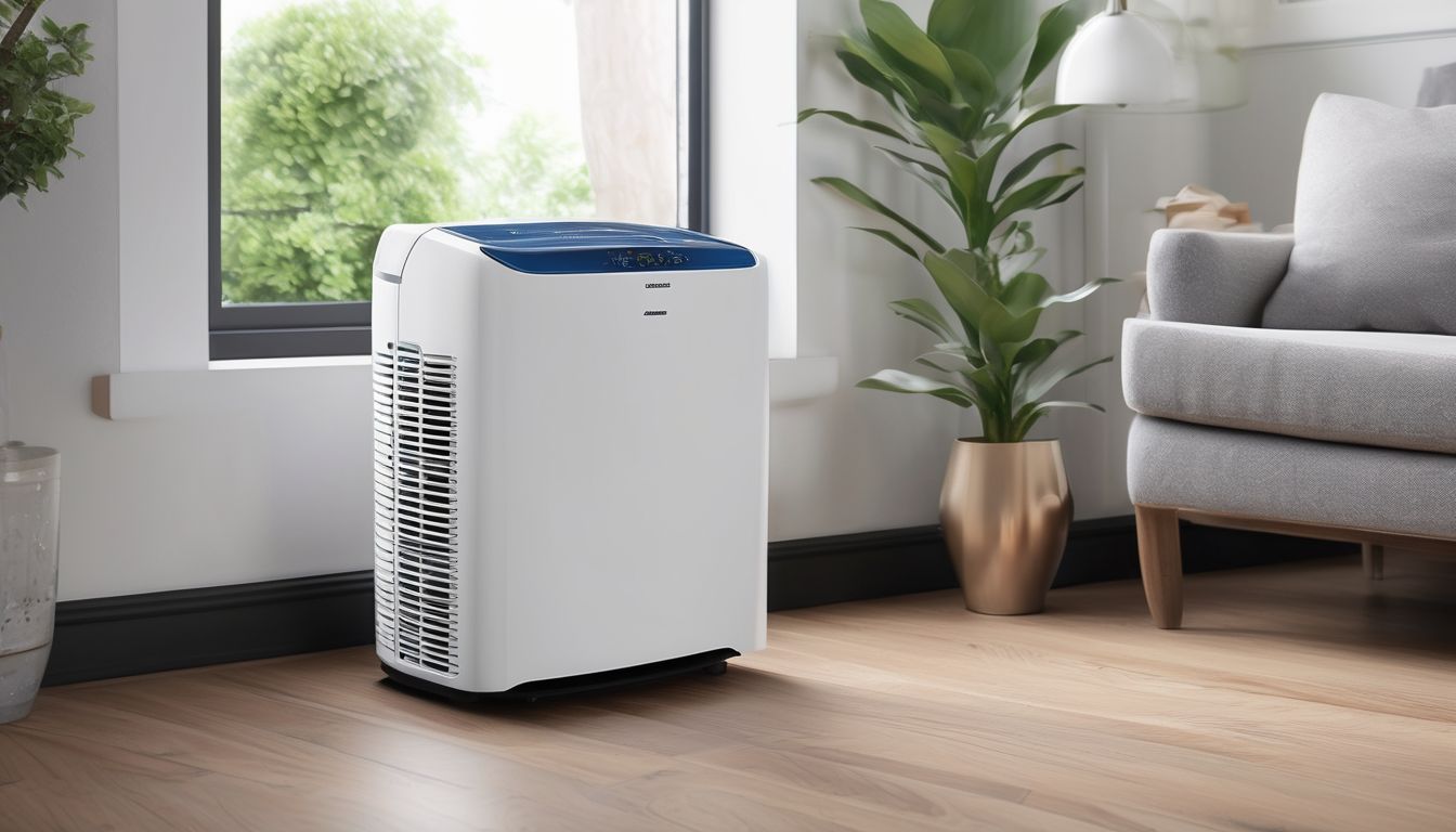 dehumidifier in a clean home