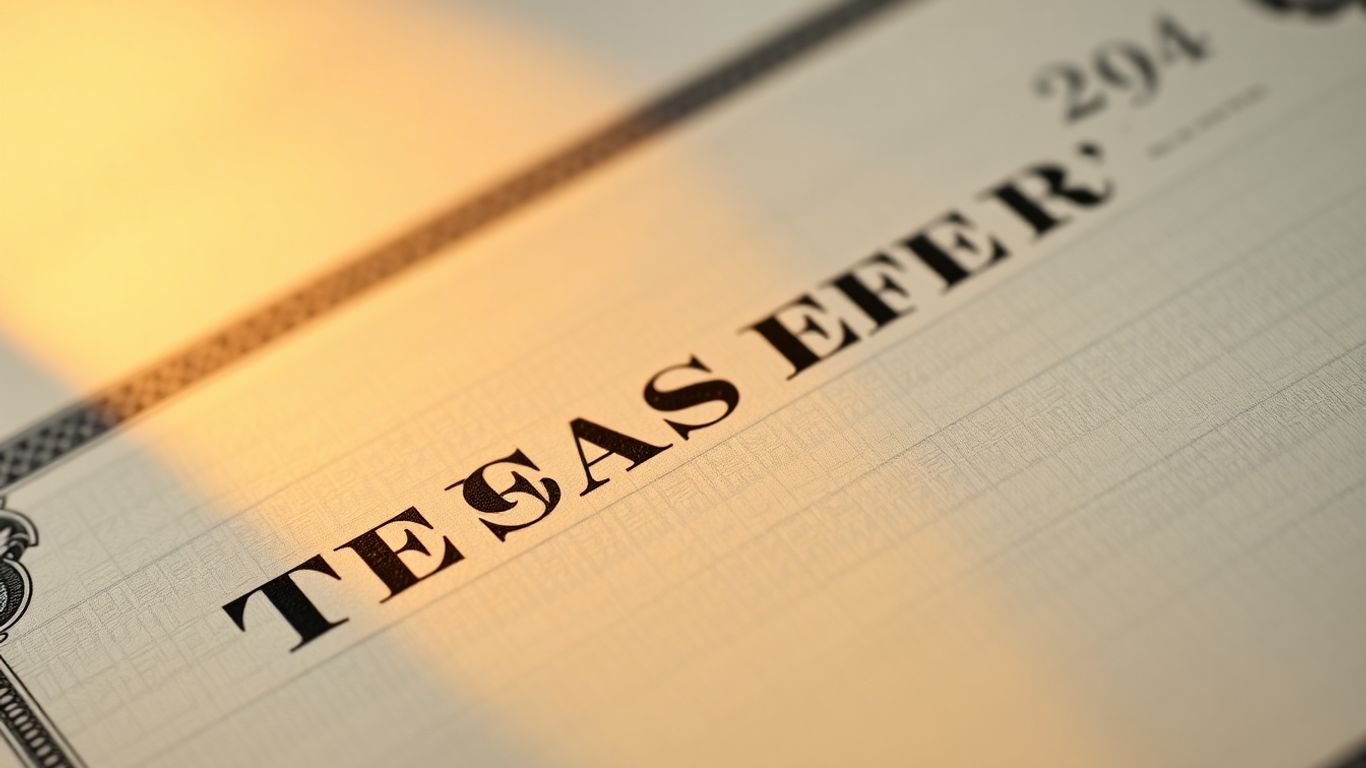 Close-up of a vintage US Treasury bond certificate.