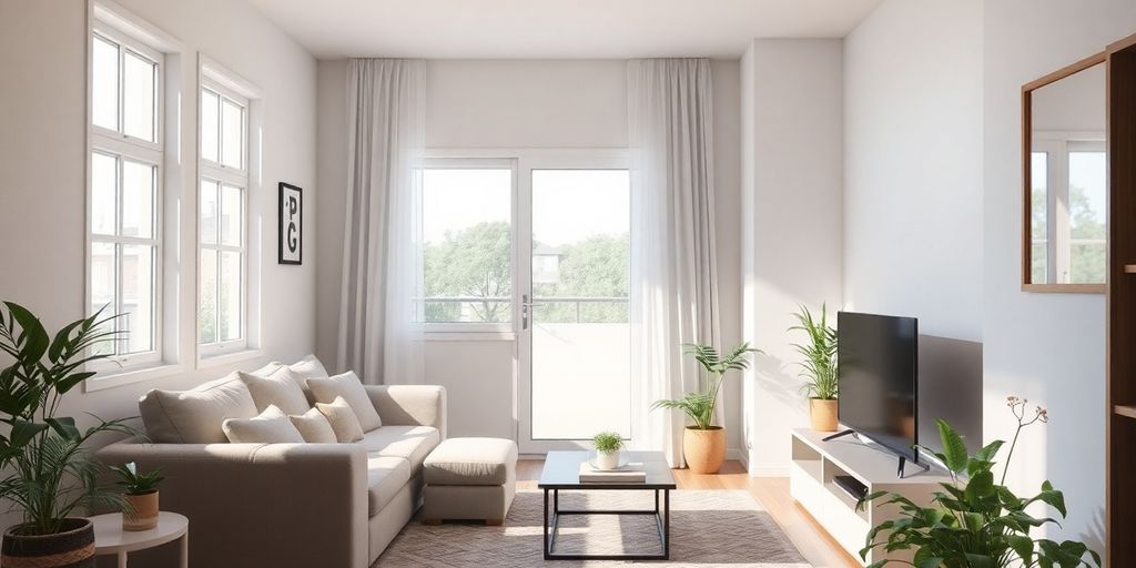 Apartament curat si luminos, fara daunatori.