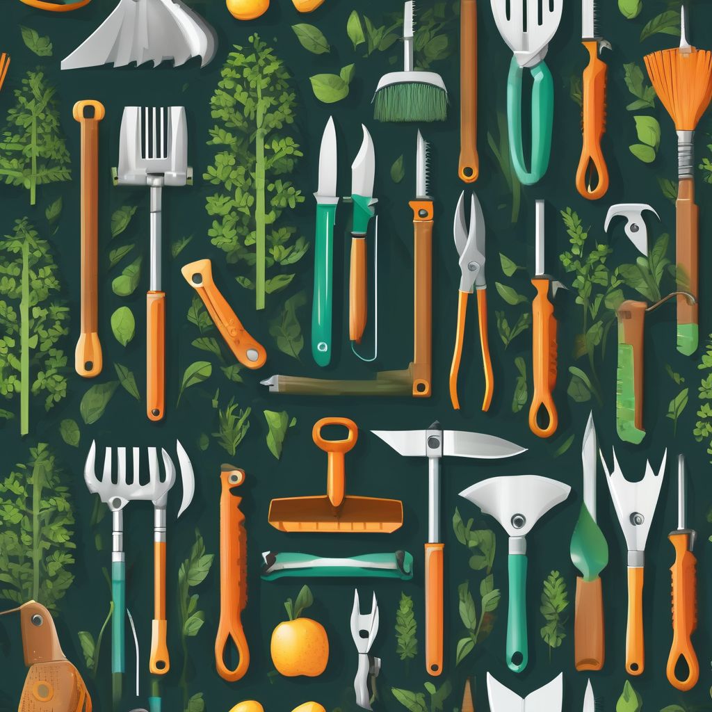 garden hand tools pruning digging weeding healthy garden