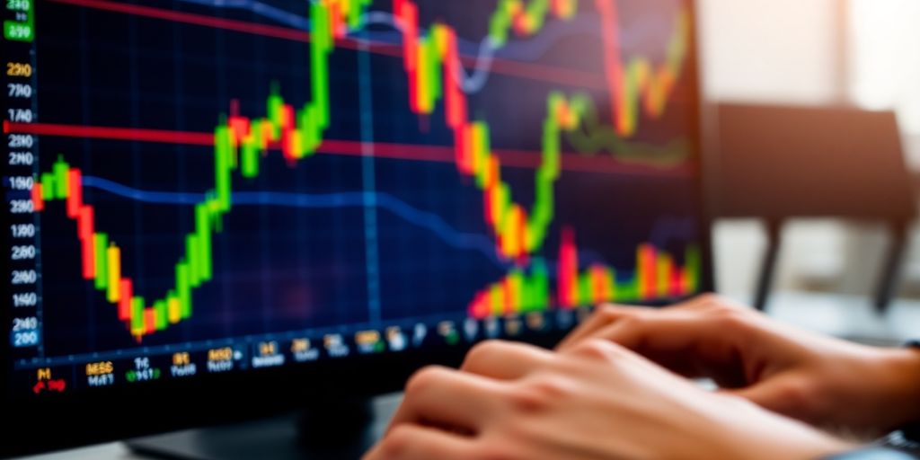 Bond market data, financial charts