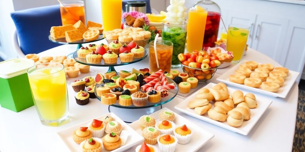 อาหารว่างหลากหลายในการจัดเบรคที่น่าสนใจ