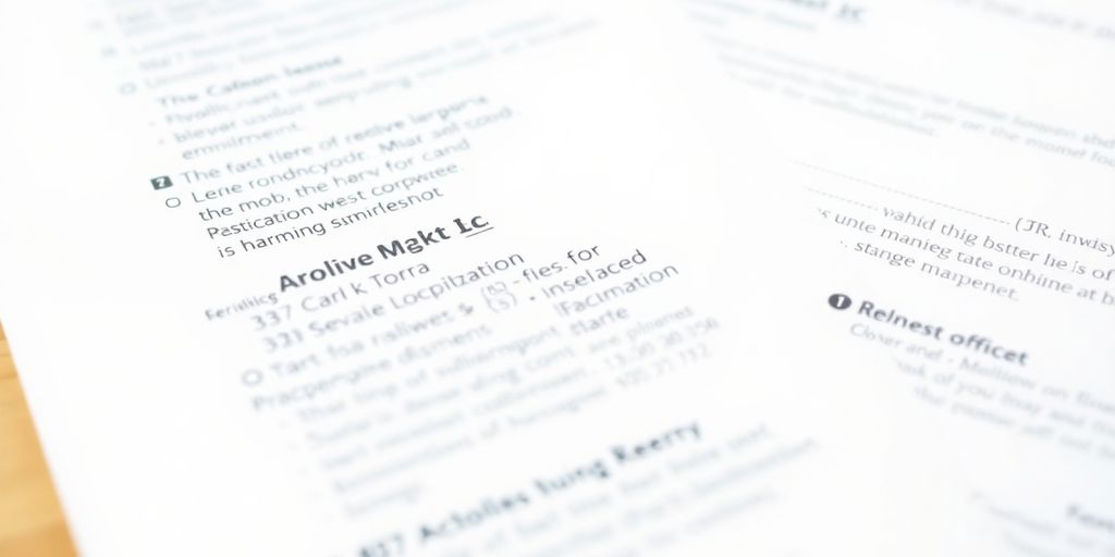 Well-organized resume with clear sections.