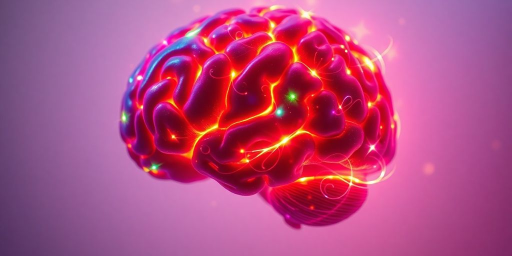 Colorful brain image representing wealth attraction technique.