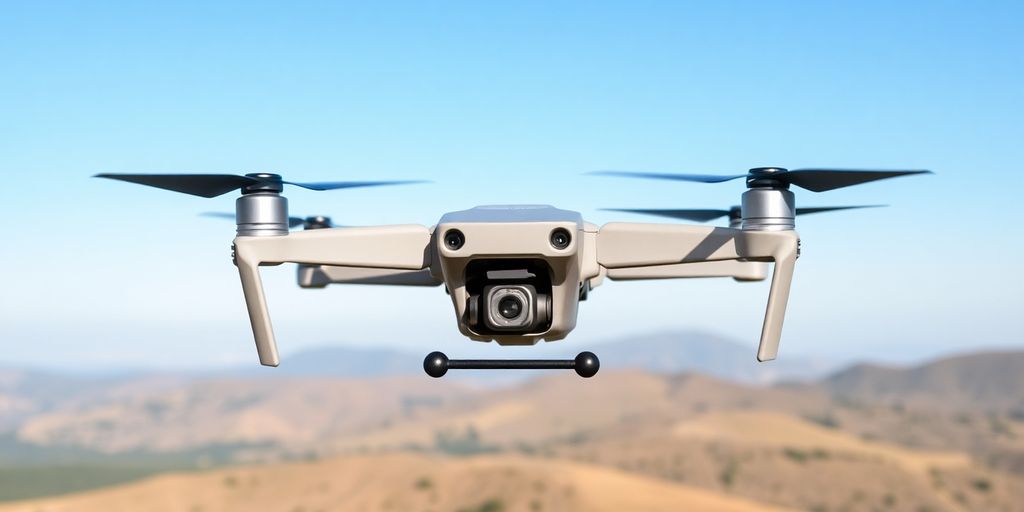 Drone Mavic 4 Pro avec Kronos MVC4 en vol.