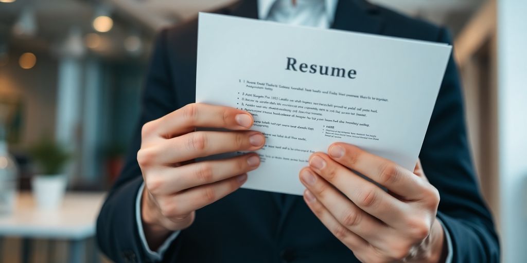 Well-formatted resume example with clear margins