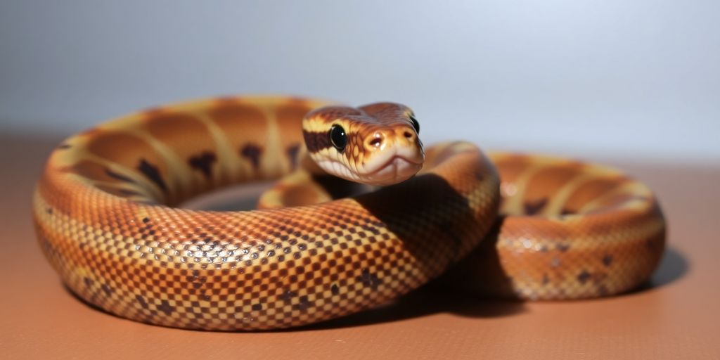 A cute snake named William Snakespeare.