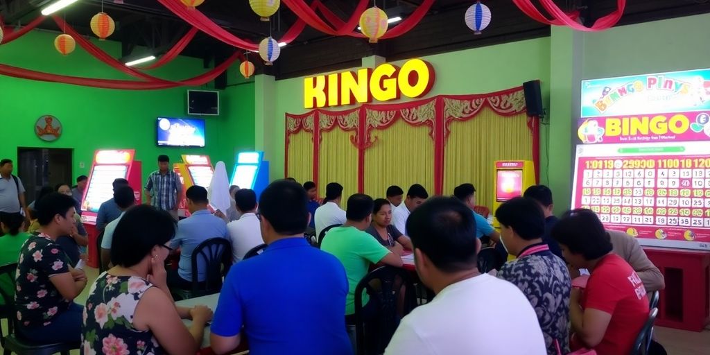Ang Pinakamagandang Bingo Plus Game sa Magdalena sa Pilipinas (2025) 3 Larawan ng mga tao naglalaro ng Bingo Plus.