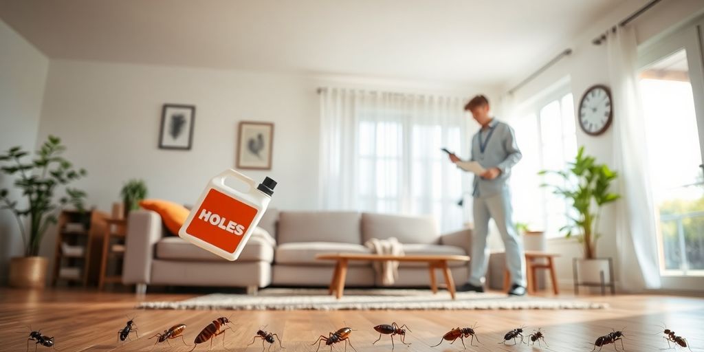 Dezinsecție acasă împotriva insectelor comune.