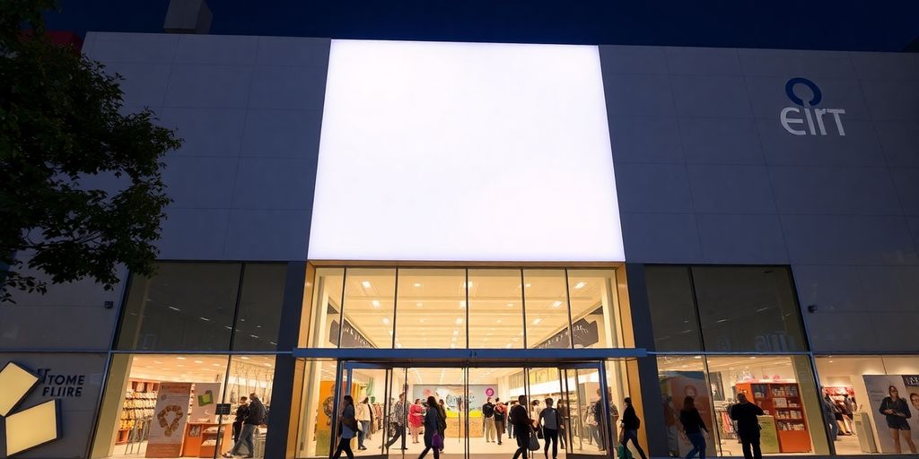 Fachada da loja Nike Factory Store em Orlando.