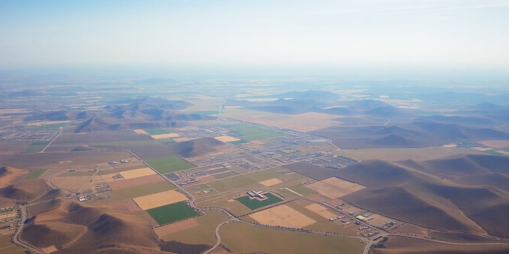 Vue aérienne de Muret et Lherm pour Air Expo 2025.