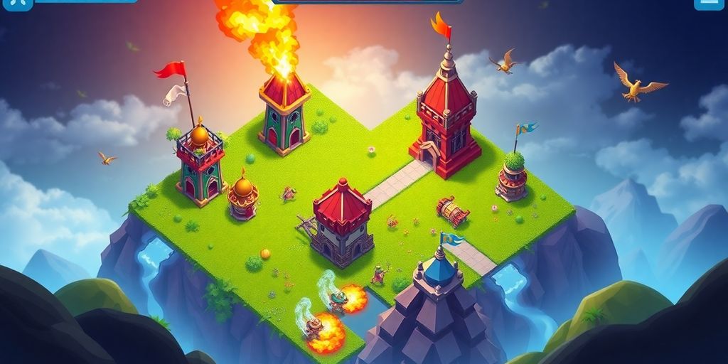 Descubra 5 Jogos em Java que Transformarão sua Experiência de Programação 3 Imagem de um jogo de defesa de torres em ação.