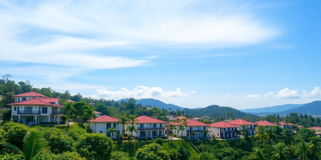 Luxury villas in a vibrant community setting in Hua Hin.