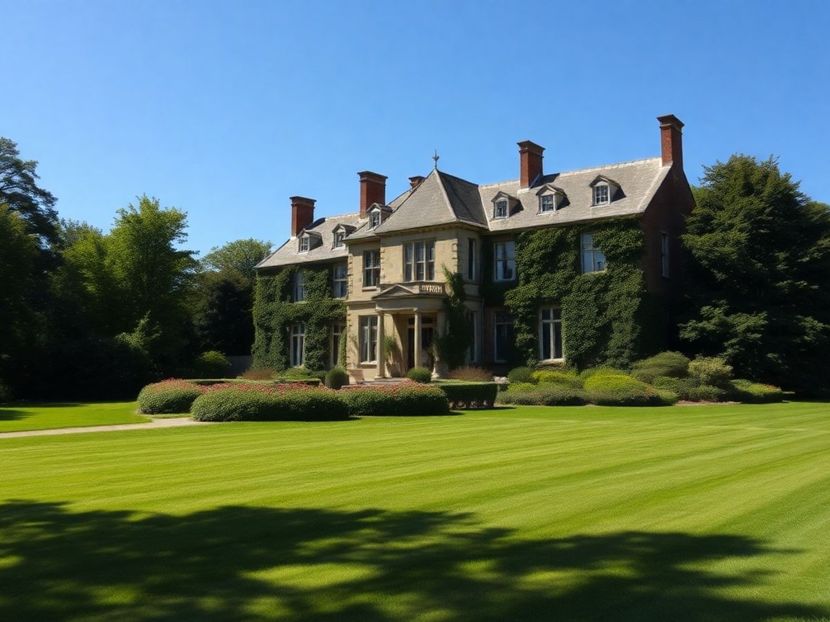 Mansardă veche înconjurată de natură verde