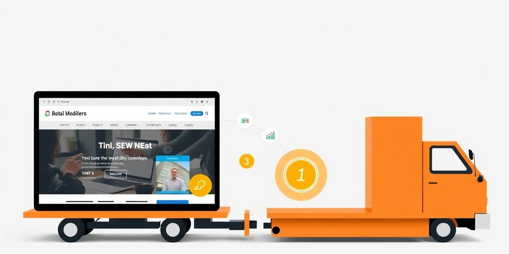 Website migration process with SEO elements intact.