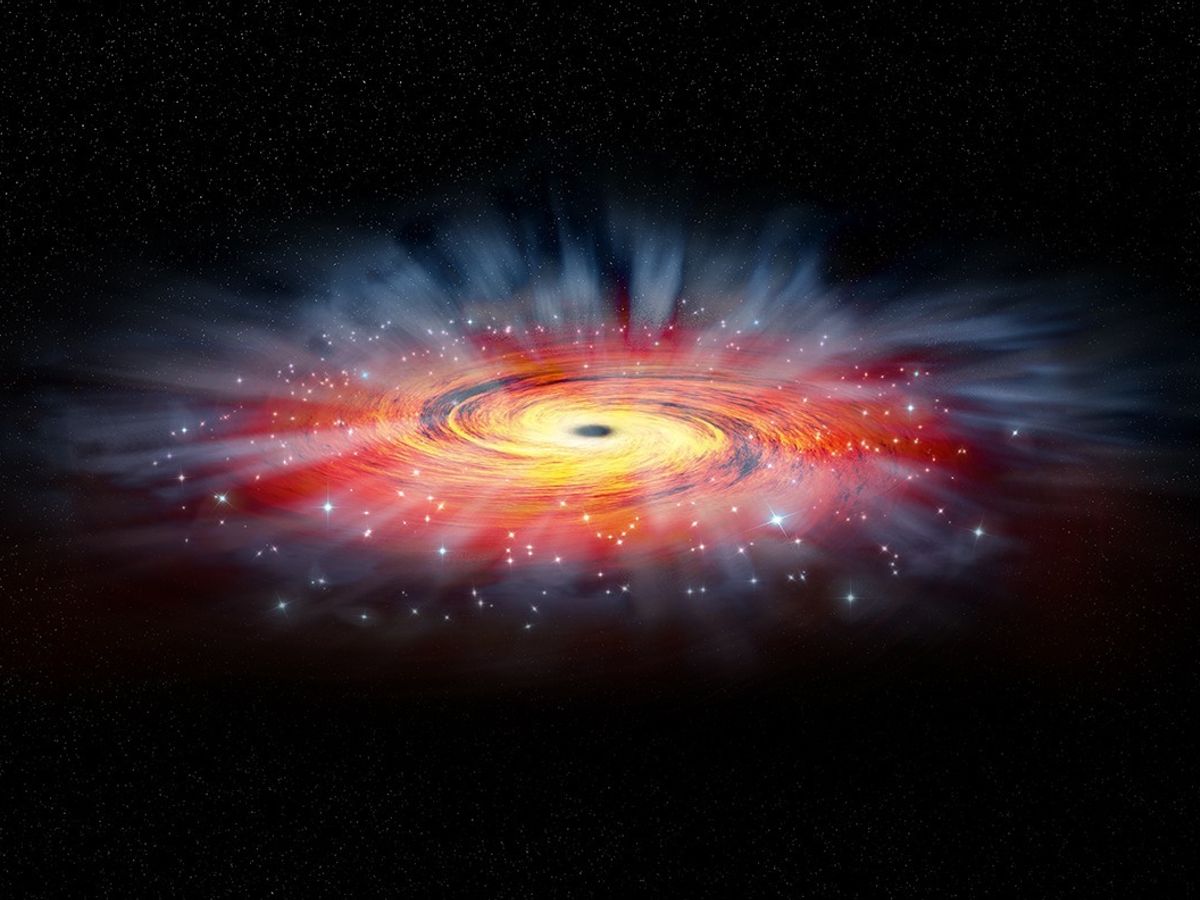 black hole illustration