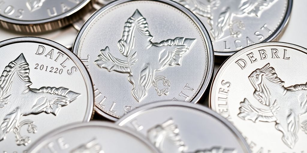 Dallas silver proof coins gleaming