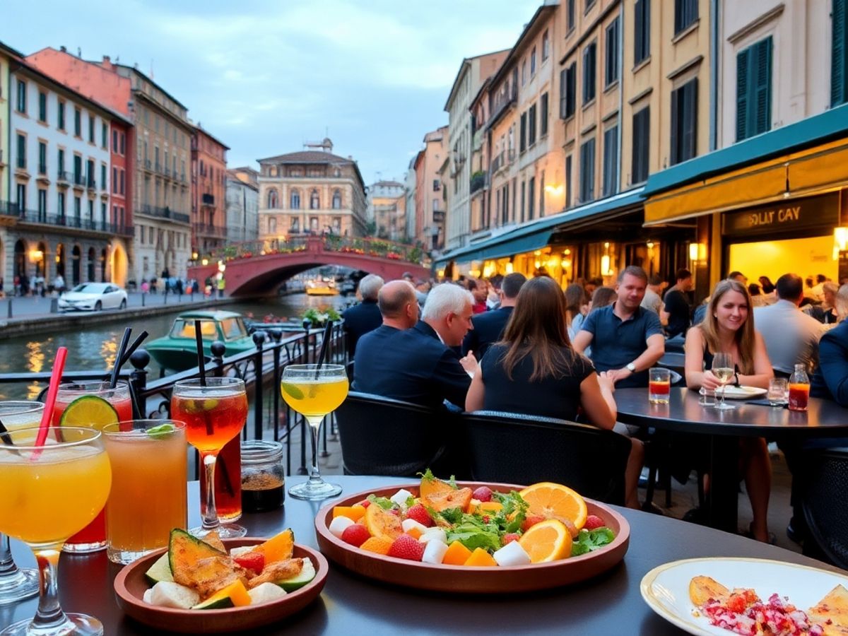 Cocktail e piattini in atmosfera rilassata ai Navigli.