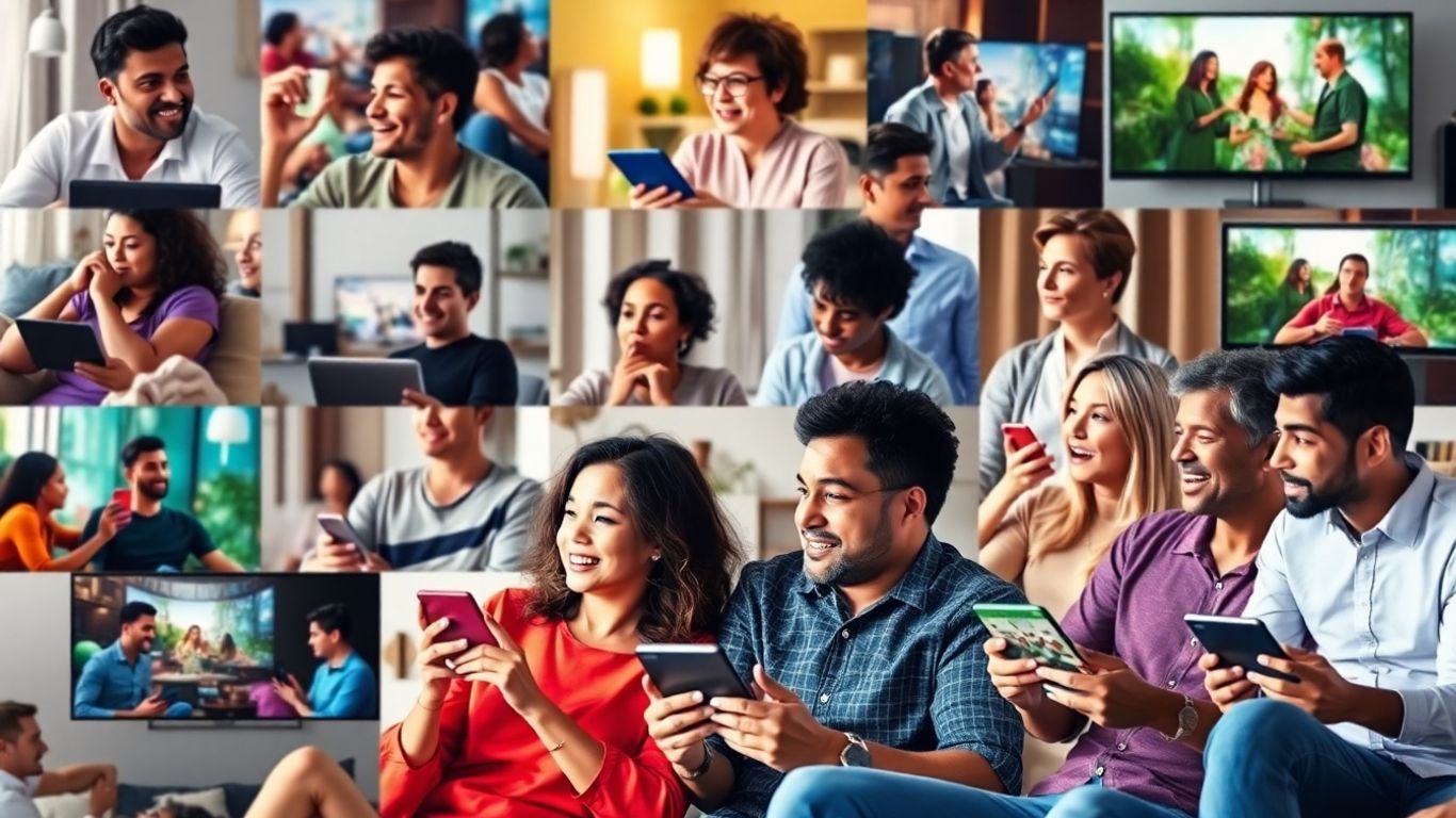 Top IPTV Streaming Services for 2026 – Features, Prices, and Which One’s Best for You 2 People enjoying diverse entertainment on multiple screens.