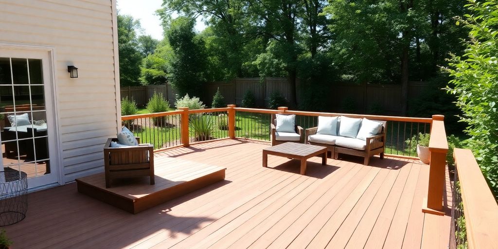 Professional deck construction and repair work.