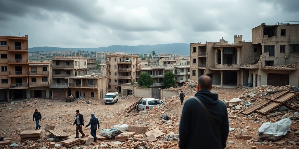 Destruction and suffering in Lebanon after the invasion