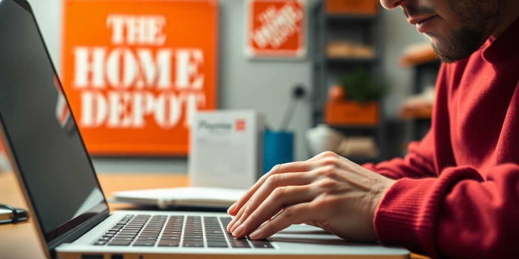 Frustrated customer emailing Home Depot for support.