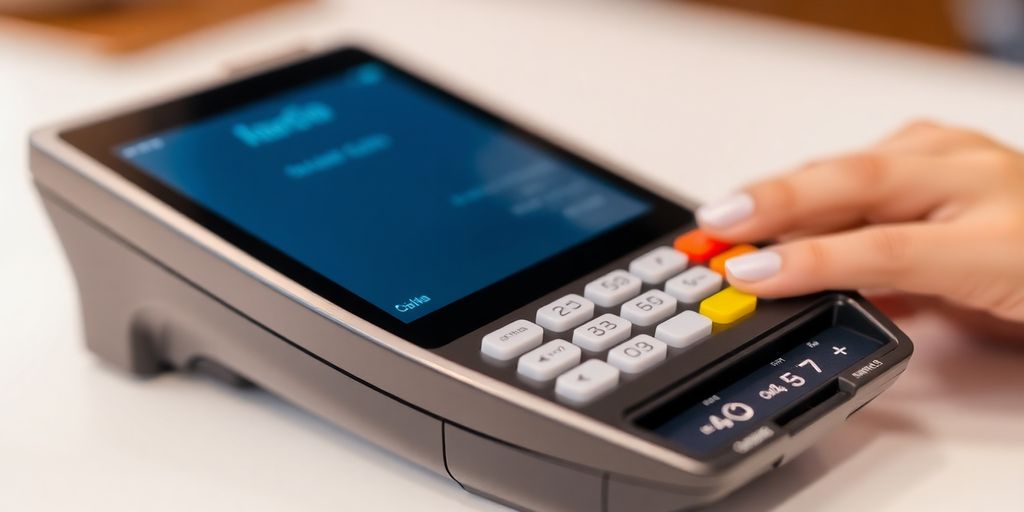Payment terminal for fraud detection software.