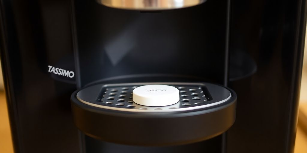 Tassimo machine with descaling tablets