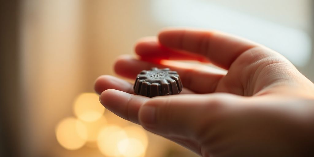 يد تحمل طعامًا مريحًا
