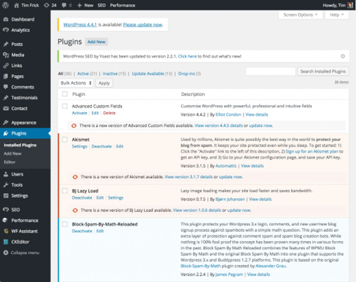 Minification and Concatenation of Scripts and Styles