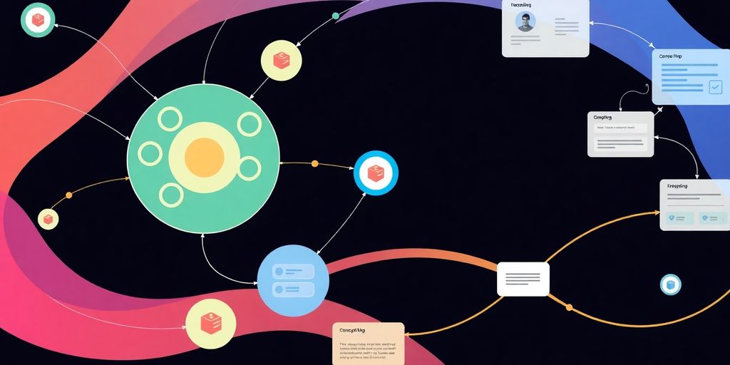 Colorful diagrams and concept maps of design plugins.
