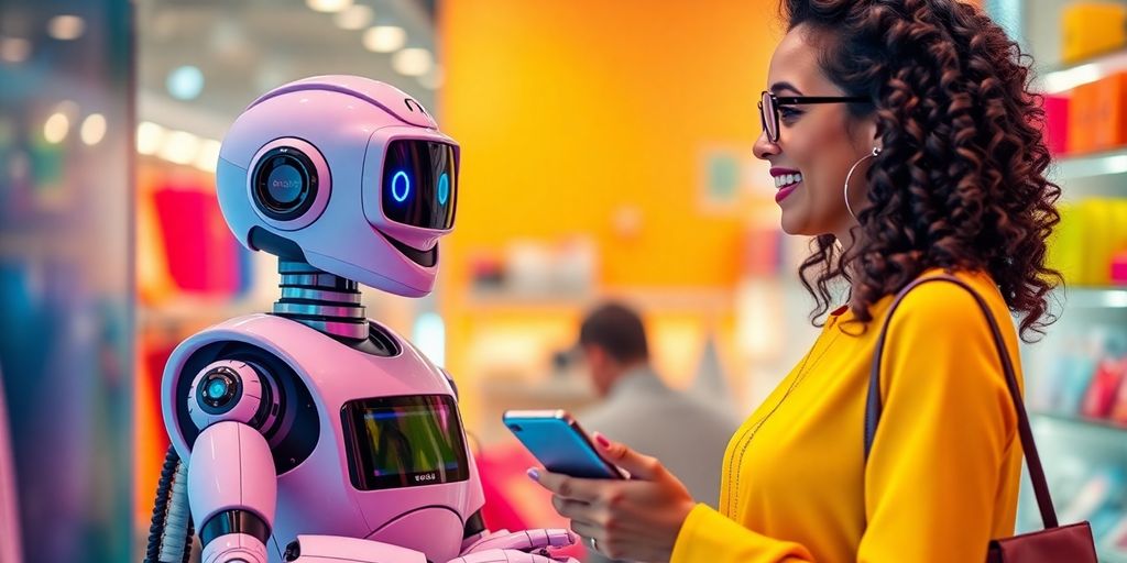 AI chatbot pomaže kupcu u online prodavnici.