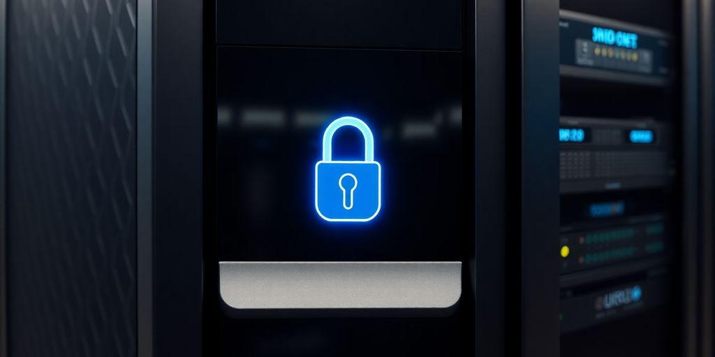 Digital lock on server