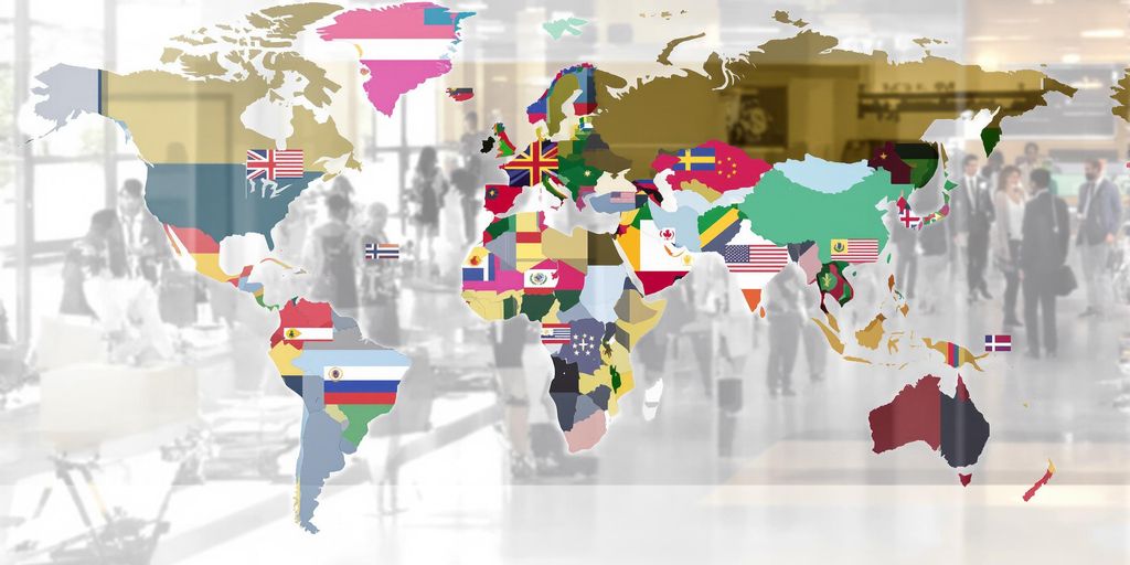 Diverse professionals collaborating on global document translation.