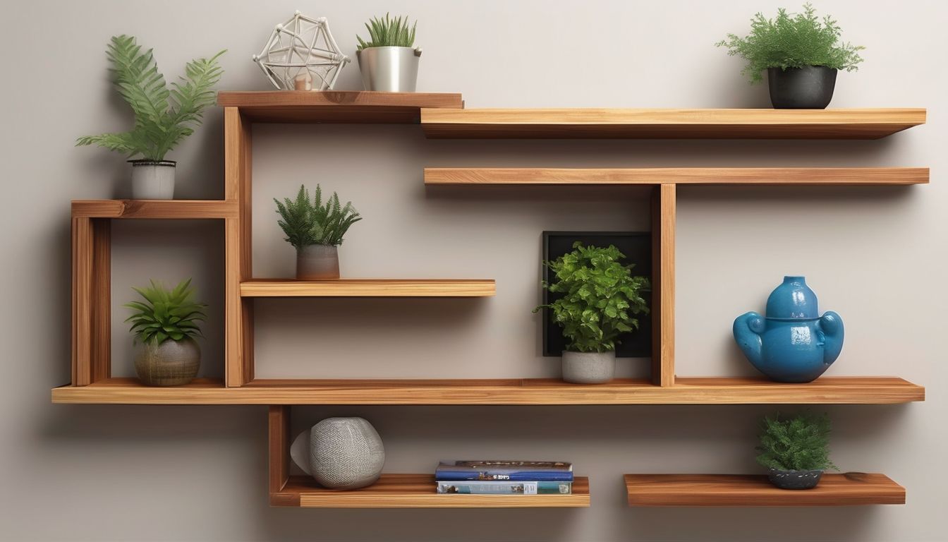 wooden wall shelf DIY