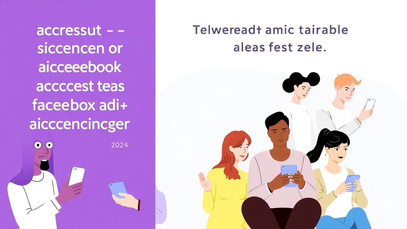 Illustrasjon av personer som bruker digitale enheter.