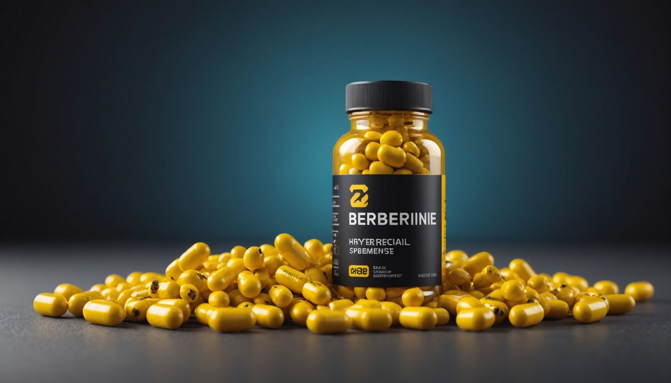 Berberine supplement aiding in weight loss