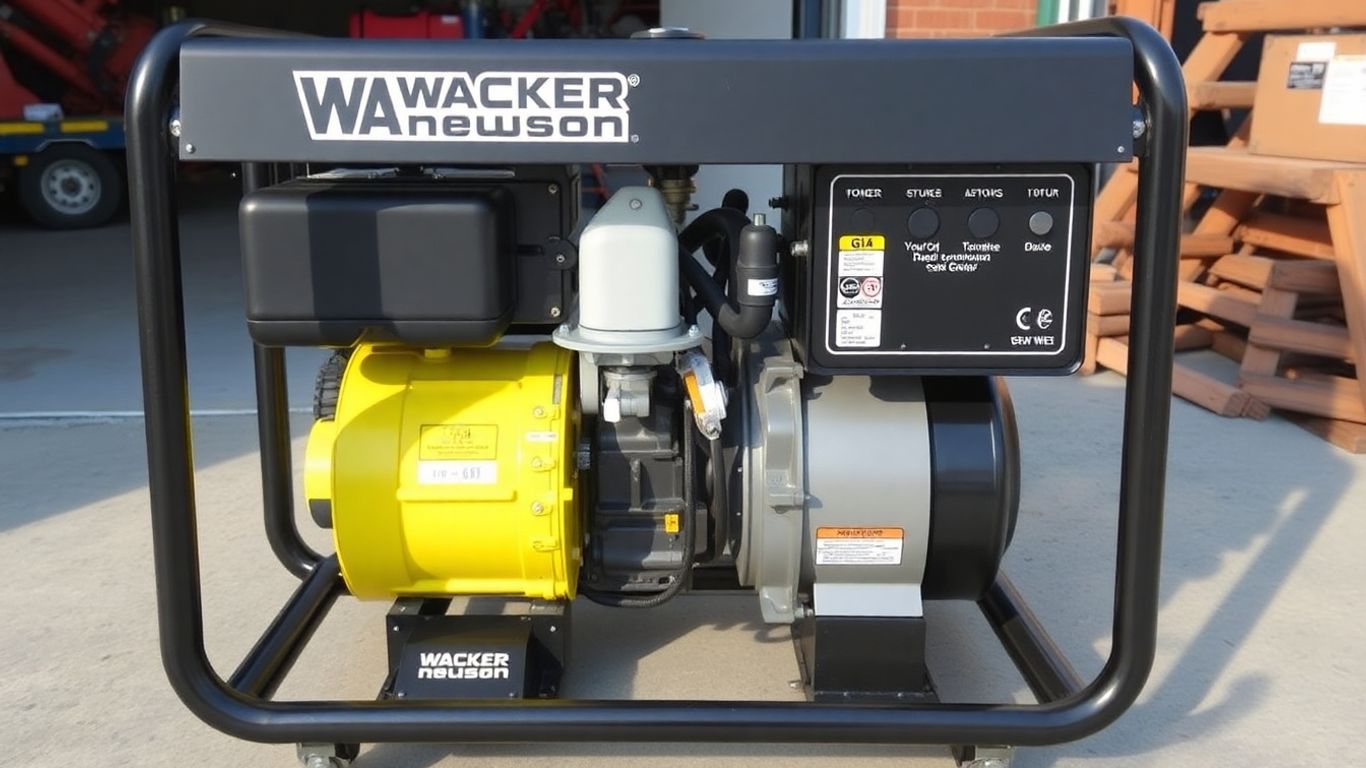 15kW diesel generator, Wacker Neuson G14 model