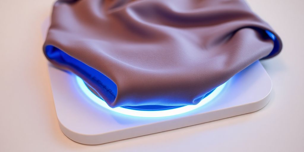 Wireless vibrating panties on sleek charger