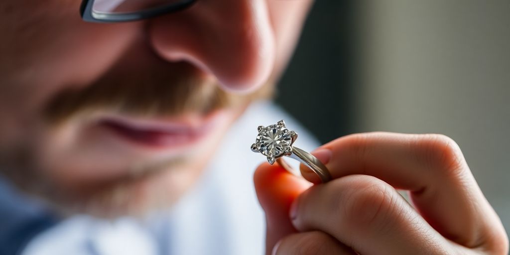 A close-up jewel with sparkle and detail.