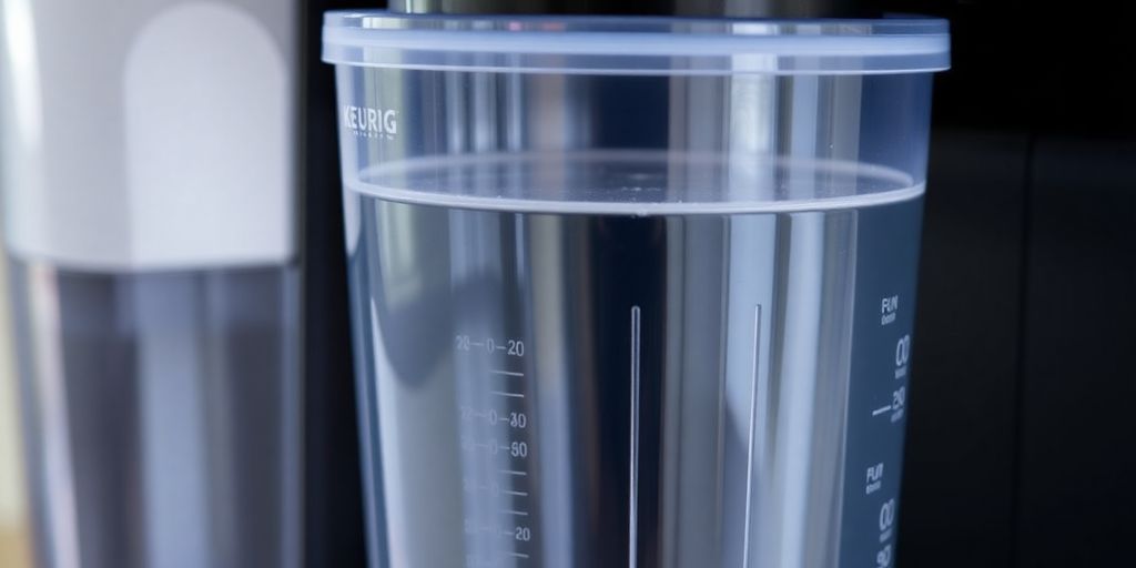 Water reservoir on a Keurig K-Duo machine.