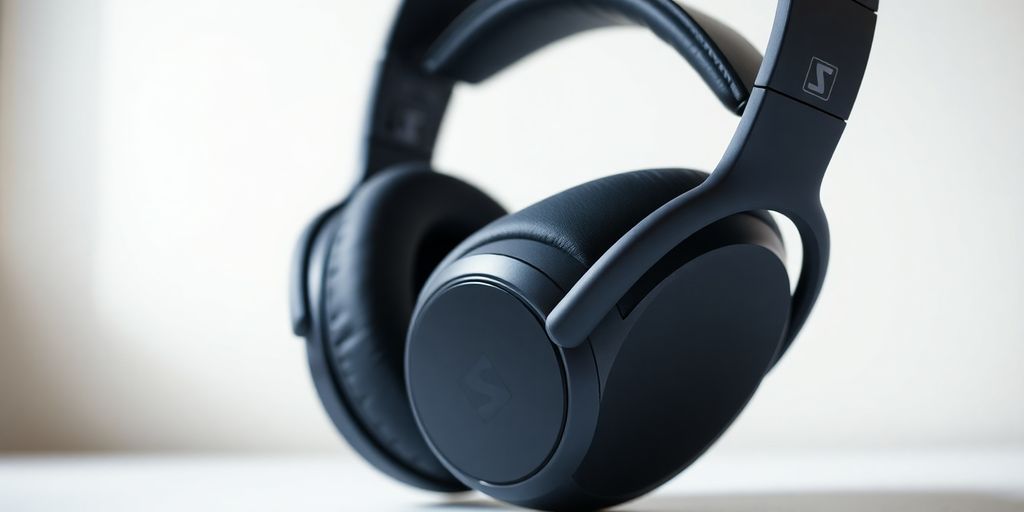 Sennheiser HD 450BT Kopfhörer auf neutralem Hintergrund.
