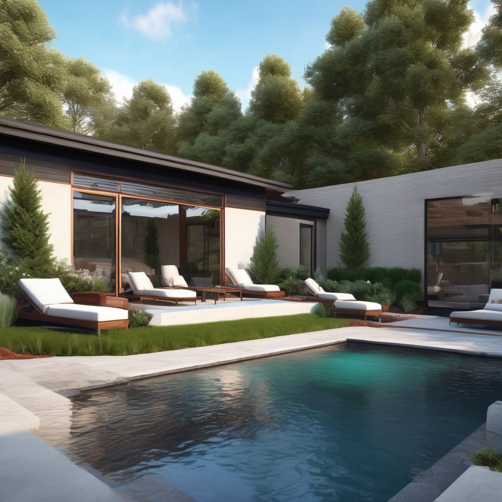 traditional landscape design with modern elements