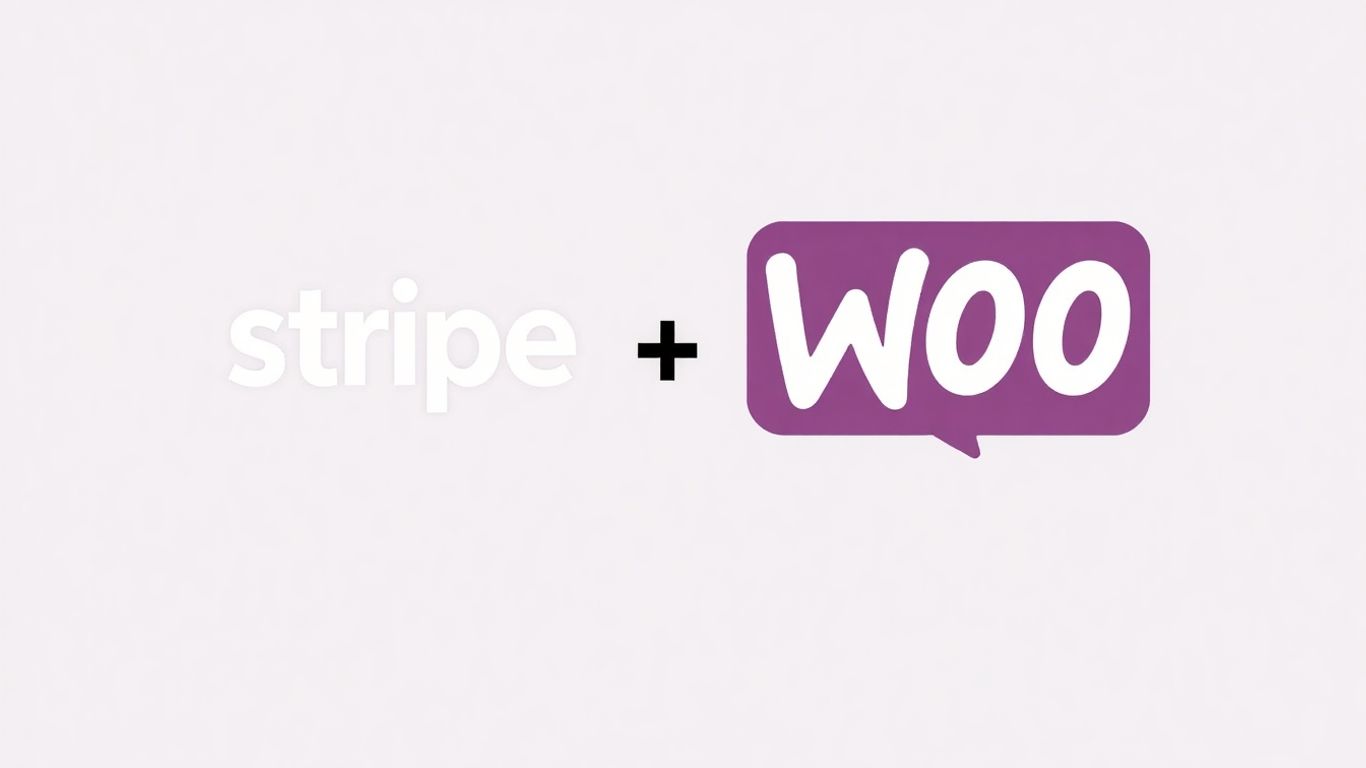 Stripe and WooCommerce logos connected visually.
