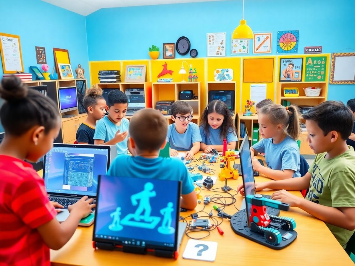 Spațiu de lucru digital pentru proiecte STEM.