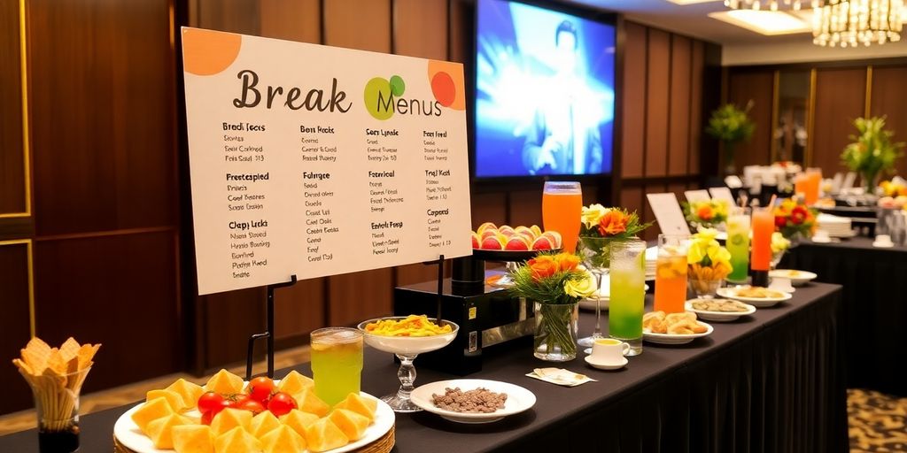 เมนูเบรคหลากหลายสำหรับงานเลี้ยงและประชุม