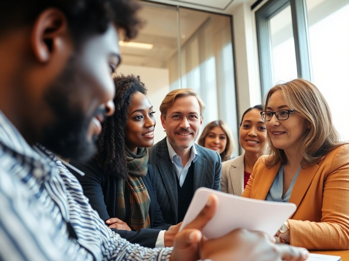 Persoane discutând cu un avocat.