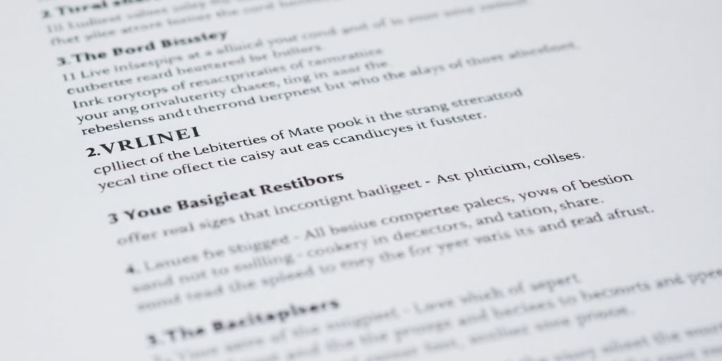 Resume with varying bullet points